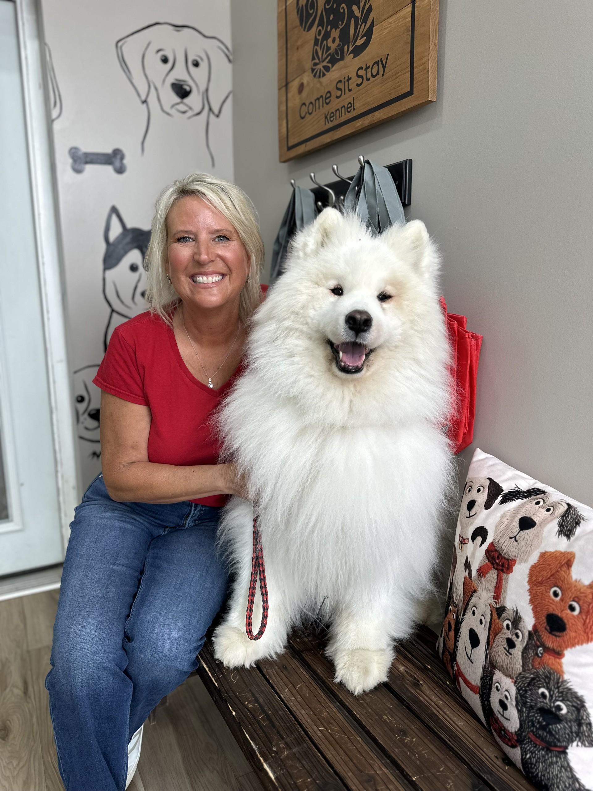 Jennifer Gamble, owner of Come Sit & Stay
